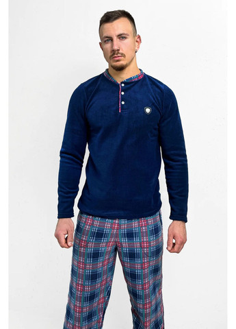 Флісова чоловіча піжама Pijamoni 6100-6 blue (366197459)