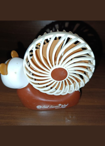 Вентилятор Ночник настольный на аккумуляторе Улитка No Brand (342064744)