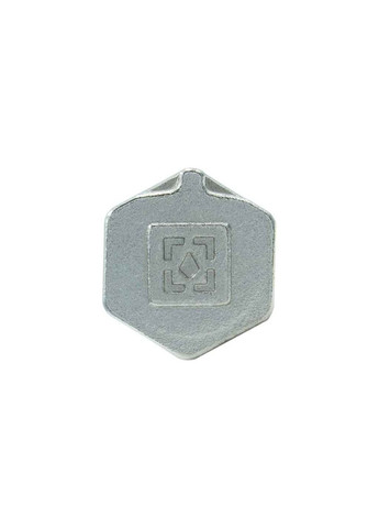 Заглушка 1 1/4" латунь, РВ, DN32, під пломбу, нікель, ZV04 Raftec (346393843)