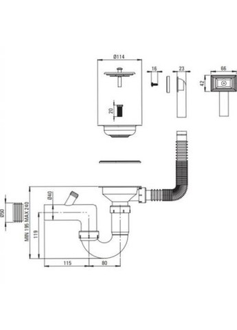 Мийка Twist (ZHC_0813) Deante (326033270)
