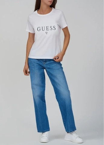 Футболка женская летняя с рисунком Guess - (365957274)