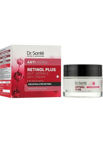 Денний крем для обличчя проти зморщок Retinol Plus Anti-Wrinkle Day Cream 50ml (1016240-26071) Dr. Sante (368664705)