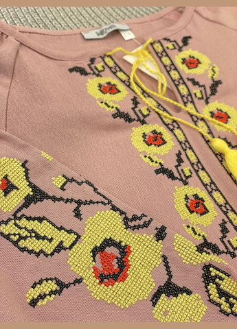 Розовая вышиванка для девочки Mevis (300368446)