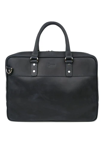 Ділова сумка TARWA RK-4766-4lx чоловіча синя з натуральної шкіри 29×39×8 см No Brand (400882431)