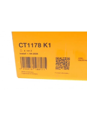 Комплект ременя ГРМ Opel Astra H J Mokka Meriva A B Zafira B 1,7CDTI (CT1178K1) ContiTech (386285237)