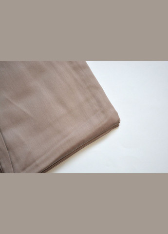 Сатиновая простыня 160х200см на резинке с наволочками, First Choice Mink (338863041)