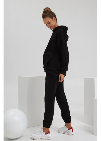 Черный костюм для беременных и кормящих теплый трикотажный Dianora (369180416)