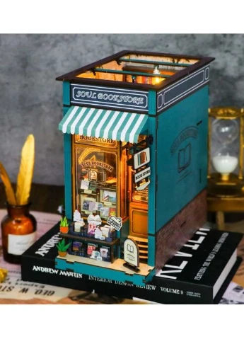 Бук Нук Soul Bookstore Book Nook DIY Інтерьерний конструктор M02314 No Brand (362453251)