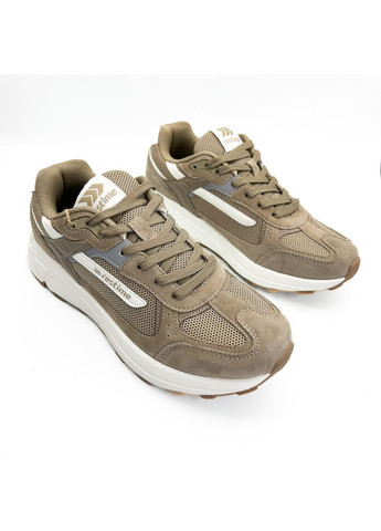 Бежеві кросівки (р) текстиль/замша 0-2-2-zmb-25104 Restime