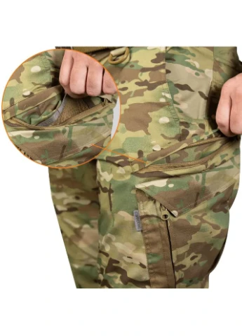 Комбинированные демисезонные брюки Camotec