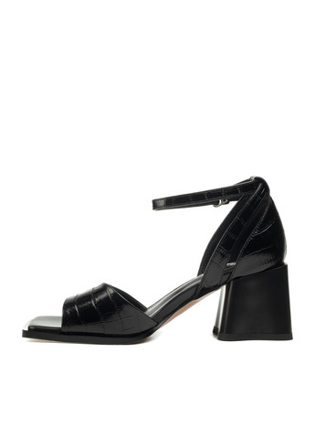 Черные босоножки (1276л) Brocoli