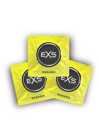 Презервативи Banana зі смаком банана, стандартного розміру (ціна за 5 шт.) EXS (329741879)