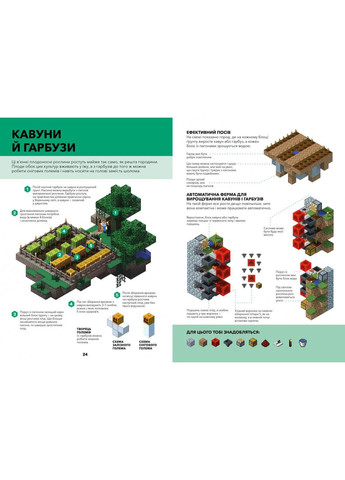 Книга MINECRAFT Довідник фермера Нік Еліопулос Artbooks (336546773)