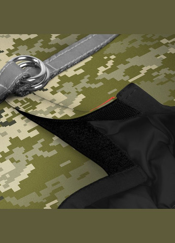 Шлея для собак мягкая Clothes c QR паспортом, "Милитари", XS1, В 24-27 см, С 18-20 см WAUDOG (321996701)