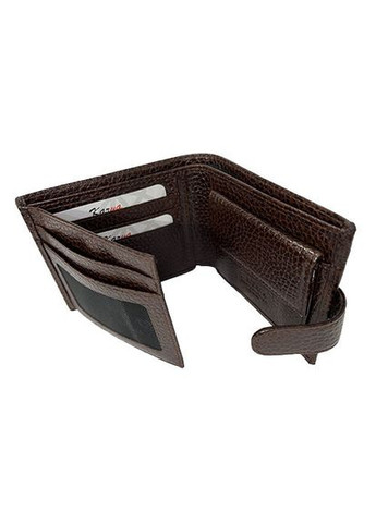 Мужской портмоне из натуральной кожи коричневого цвета. Karya (336377841)