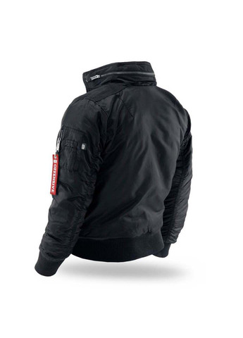 Чорна демісезонна куртка Dobermans Aggressive