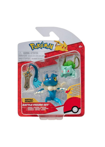 Набор игровых фигурок полимерные 7 6 см 5 см Хонедж Бульбазавр Фрогадир Pokemon (393590396)