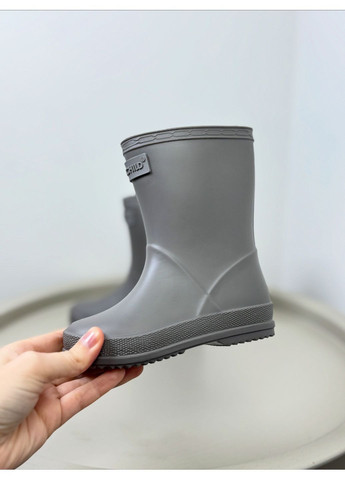 Серые резиновые сапоги 24 размер серые 1660 No Brand