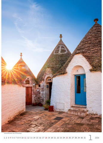 Календар HELMA 2026 31,5 х 45 см Romantic Corners Helma 365 (361855128)