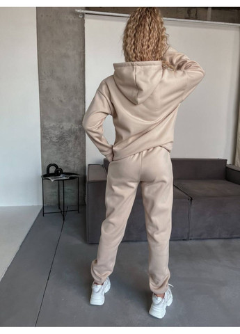 Теплый костюм из тринитки на флисе No Brand (369249472)