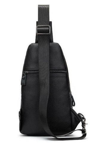Сумка чоловіча зі шкіри через плече 14784 Чорна Vintage (366881132)
