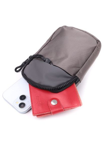 Сумка Слинг из текстиля Серая (22869) Vintage Слінг з текстилю Сіра (364629340)