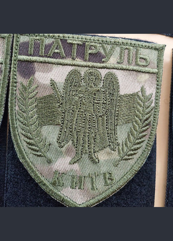 Шеврон Патруль Поліції Київ на мультикамі No Brand (336381983)