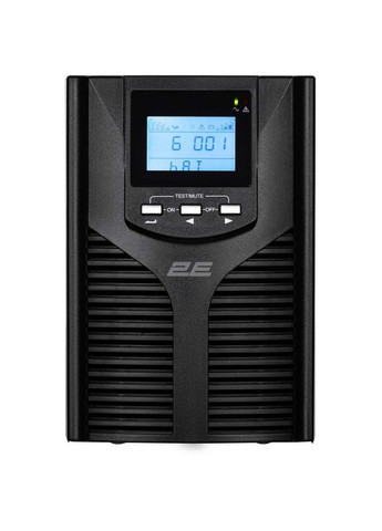 ДБЖ безперервної дії (Online) OD2000, 2000VA/1800W, LCD, USB, USB, 2xSchuko (-OD2000) 2E (314977020)