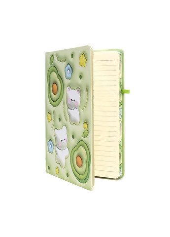 Блокнот на резинке с твердой обложкой цвет разноцветный CB-00253396 Malevaro (319121843)