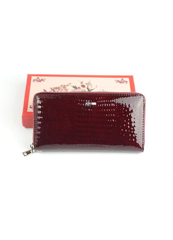 Женский кошелек кожаный на молнии, Классический лаковый кошелек портмоне из натуральной кожи Balisa (266266468)