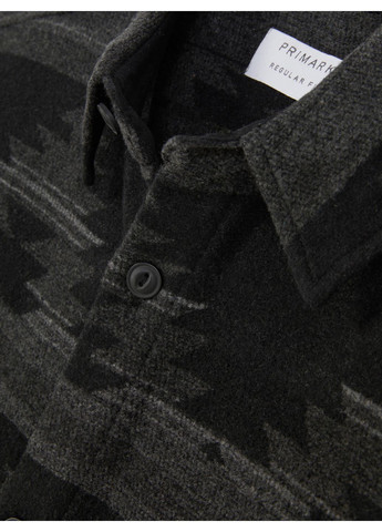 Куртка-сорочка,чорний-сірий в візерунки, Primark (369624130)