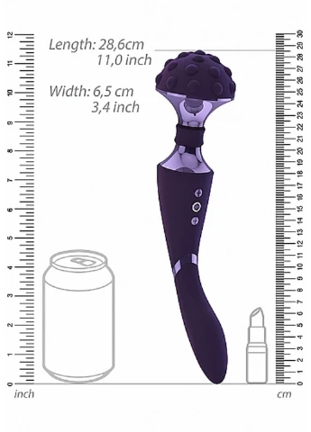 Вібростимулятор Shiatsu Bendable Massager Wand - PurpleSCALA 21291 Scala (391389437)