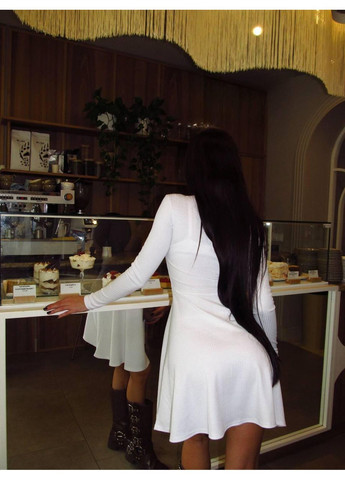 Чорна жіноча сукня рубчик No Brand