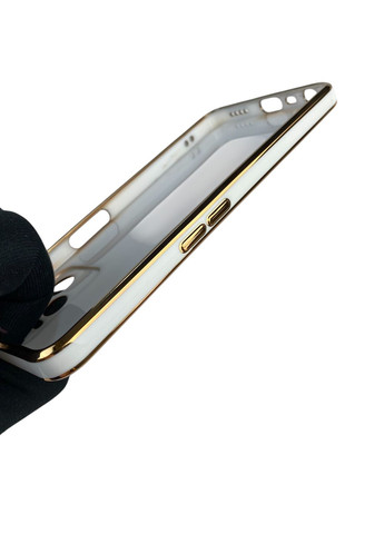 Чехол для C35 с защитой камеры с золотой окантовкой на реалми с35 белый gs1 Realme (366232756)