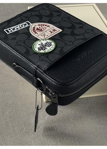 Мужская сумка Sullivan Crossbody In Signature Canvas With Patche через плечо No Brand (369935525)