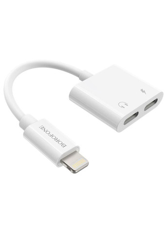 Переходник iPhone Dual Зарядка + Наушники BV11 Borofone (369653693)