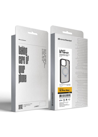 Чехол Unit Stand для Apple iPhone 15 Pro Max Black (ARM70580) PTR ArmorStandart (327888717)