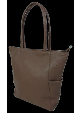 Жіноча шкіряна сумка на двох ручках, Україна коричнева Borsacomoda (360893865)