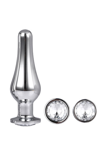 Набор анальных пробок конической формы GLEAMING LOVE PLEASURE SET SILVER Dream Toys (332053125)