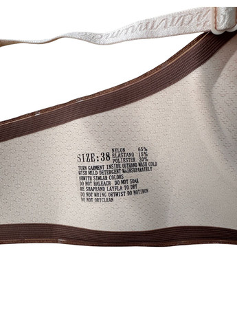 Бежевый бюст бесшовный без косточек с корректирующим пуш-ап (a64) No Brand