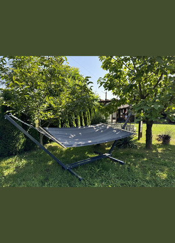 Стойка для гамака + Гамак с планкой WISH двухместный XXL 200х150 WCG (342121125)