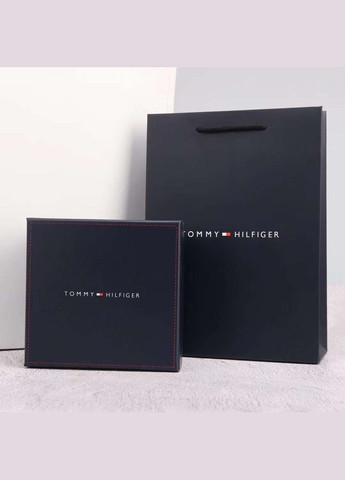 Двухсторонний кожаный ремень Tommy Hilfiger с двумя пряжками AM0AM12167 Черный No Brand (293850172)
