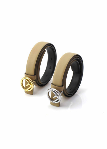 Стильный женский бежевый ремень No Brand (345646885)