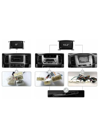 Штатна магнітола X10232 2+32 Gb Toyota Land Cruiser LC 100-B 2002-2007 (A) 10" Sigma (378952312)