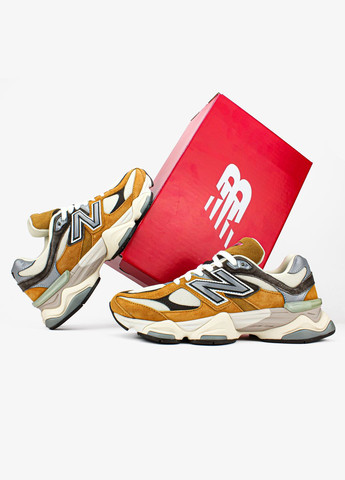 Кросівки жіночі і чоловічі New Balance 9060 workwear brown | Нью Беланс 9060 коричневі No Brand коричневі всесезони (311675138)