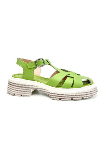 Босоніжки жіночі шкіряні зелені. Marani Magli (333193725)