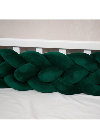 Бампер-косичка, 4-х прядна, 240 см, смарагдовий () Twins 2020-K4-240-06 (362003772)