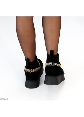 Замшеві Угги з імітацією шкарпеток Helen (363234889)