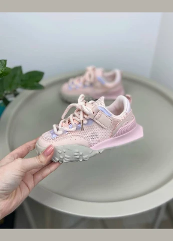 Розовые летние детские кроссовки розовые 893 No Brand
