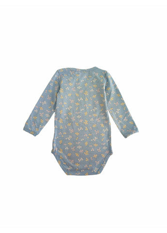 Дитяче боді для новонародженої дівчинки Блакитний (25111222) Green Cotton (368801840)